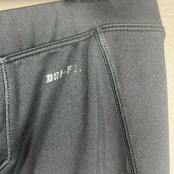 Nike Dri Fit Black Ankle Zip Leggings Size: Womens Tights​​​ - Picture 6 of 11